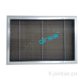 Grille de barre de sol en aluminium HVAC avec écran de filtre